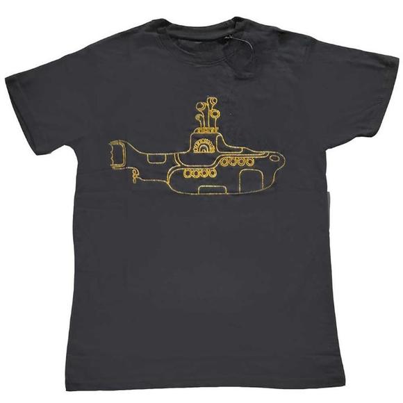 Yellow Submarine Diamante Tshirt Beatles Shirt - Picture 1 of 4
